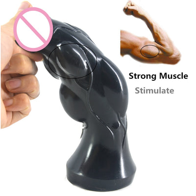 Big Dildo Large Anal Plug Convex Design Penis Anal Stimulate Erotic Sex Toys Stuffed Stopper Anus Massage Sex Shop