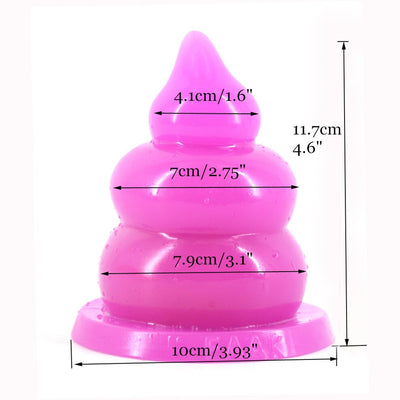 Big Anal Plug Funny Shit Gag Fake Penis Anal Dildo Turd Butt Plug Adult Sex Product Flirt Masturbate Vagina Sex Toys