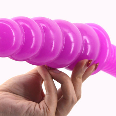 Big Anal Plug with Handle Screw Beads Butt Plug Anus Massage Balls Anal Sex Toys Adult Game Leasbian Masturbate Flirting