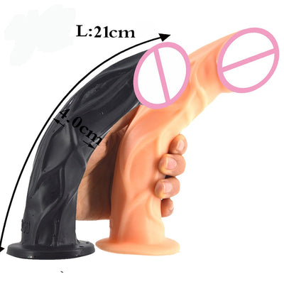 Curved Dildo Suction Cup Adult Sex Products Deep Texture Anal Dildo Butt Plug Sex Toys Masturbation Sex Shop Flirting Toy