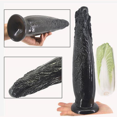 Long Anal Dildo Butt Plug Suction Cup Chinese Cabbage Design Dildo Sex Products Anal Plug Penis Sex Toys Women Man Sex Shop
