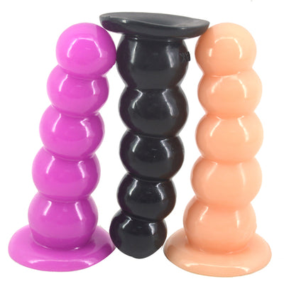 New Inventions China Best Selling Health Medical PVC  Anal Bead Sex Pron Five Balls Penis Circular Series Massage  Sex Toy