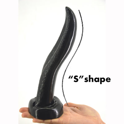 Shape Tongue Dildo Suction Cup G-spot Stimulate Anal Plug Matte Surface Anal Dildo Sex Products Butt Plug Insert Stopper