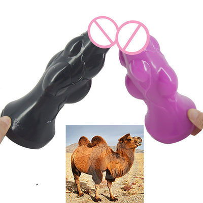 FAAK Top Grade PVC Free Handle Anal Butt Toy Sags and Crests Camel Back Dildo Long Smooth Woman Using Penis  Insert Vagina