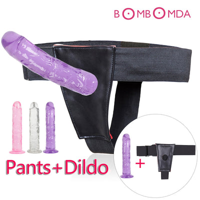 Female Dildo Panties Sex Toy for Women Strap on Big Dildo Panty with Suction Cup Strapon Harness for Vagina/Anal Plug Sex Shop