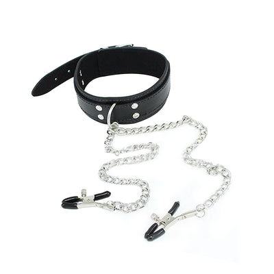 Fetish Nipple Clamps Chain Breast Clip Female Bdsm Leather Collar For Women Erotic Sex Bondage Sex Toys For Couples Adult Games