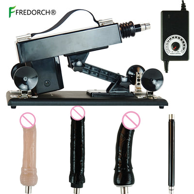 Fredorch Automatic Vibartor Sex Machine with Vagina Cup Sex Toys Dildo for Woman Adult Sex Product Masturbator for Men