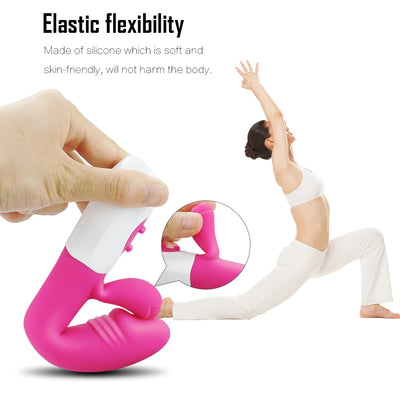 G Spot Dildo Rabbit Vibrator for Women Dual Vibration Silicone Waterproof Female Vagina Clitoris Massager Sex Toys for Women