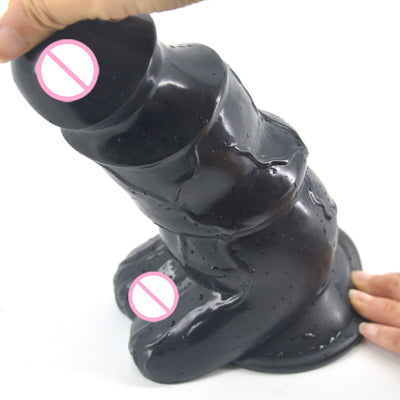 GHGD 21.7*7cm Masturbation Dildo Black Huge Super Thick Anal Plug Big Dildos Adult Toys Real Penis For Women Sex Shop Toy