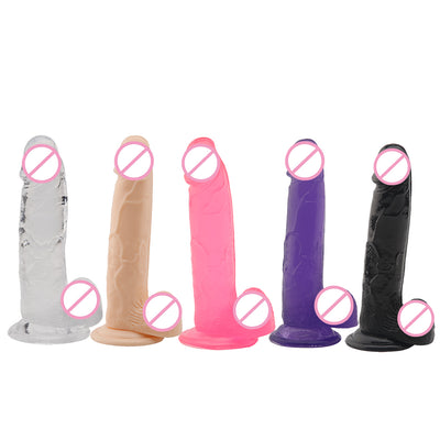 Giant Long Jelly Dildo Penis Realistico Adult Hieha Sex Toy Women Gay Rubber Dick Unisex Gode Dildo with Suction Cup Phallus
