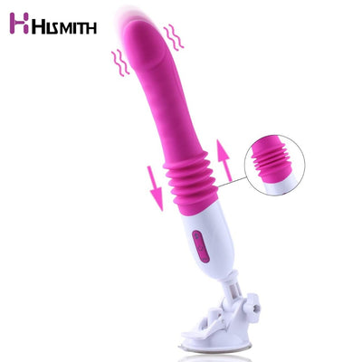 Vibration Modes Mini Sex Machine for Women Gun Thrusting Automatic 3 Thrust Modes Toys for Woman with Vibrating Dildo