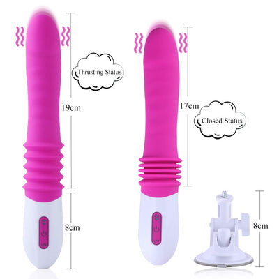 Vibration Modes Mini Sex Machine for Women Gun Thrusting Automatic 3 Thrust Modes Toys for Woman with Vibrating Dildo