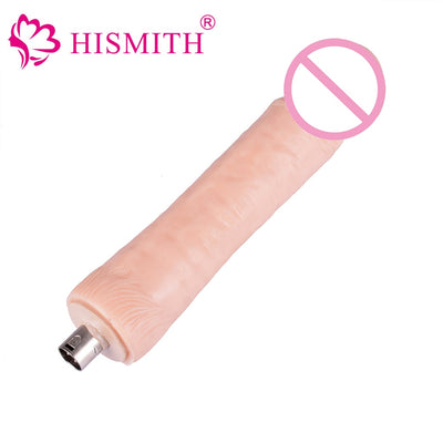 HISMITH Automatic Sex Machine Attachment Large Flesh Dildo Silicone Dildo 26cm Length 5cm Width Adult Sex Toys for Women