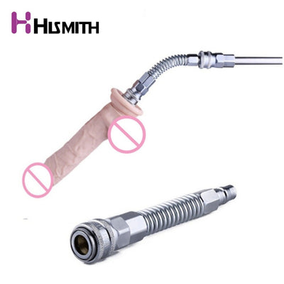 HISMITH Bendable Spring Connector for Dildo and Masturbator Wiggling Movement Adaptive Sex Machine Accessory Sex Toys