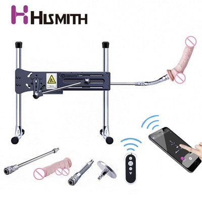 HISMITH  Kliclok Sex Machine with App Remote Control Super Quiet Love Machine Turbo Gear Power 120W 90 Degree Adjustable Machine