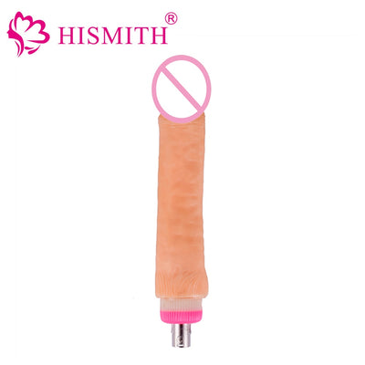 HISMITH New Huge Dildo Automatic Sex Machine Attachment Silicone Soft Dildo 26 Cm Length 4.5 Cm Width Adult Toys Sex Products