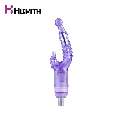 HISMITH New Vibrating Attachment for Automatic Sex Machine 25cm Length 2.5cm Width Vagina Clitoris Stimulate Vibrator Sex Toys