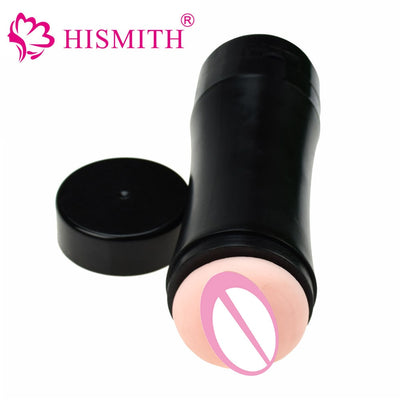 HISMITH Sex Machine Attachment Male Masturbation Sex Cup for Men Length 19 Cm and Width 6.5 Cm Adult Sex Products