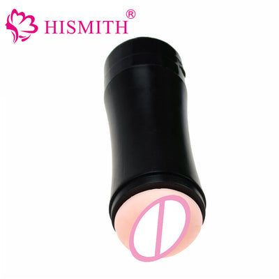 HISMITH Sex Machine Attachment Male Masturbation Sex Cup for Men Length 19 Cm and Width 6.5 Cm Adult Sex Products