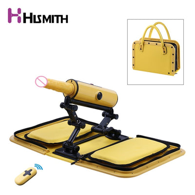 HISMITH Updated Portable Handbag Sex Machine with Vibration Dildo, Automatic Vibrator Gun, Sex Machines for Women, Sex Product