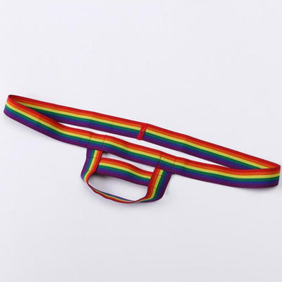 Hot Ball Cock Lifter Men Thong Penis Erect Lingerie Enhancer C ring Strap G strings colorful rainbow Underwear