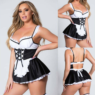 Hot Sale Women Sexy Lingerie Nurse Uniform Cosplay Custome Sleepwear Underwear