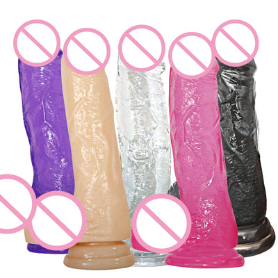 Huge Dildo Realistic Suction Cup Anal Penis Dick Clitoral Stimulator Female Masturbator Adult Sex Toys for Woman Masturbation