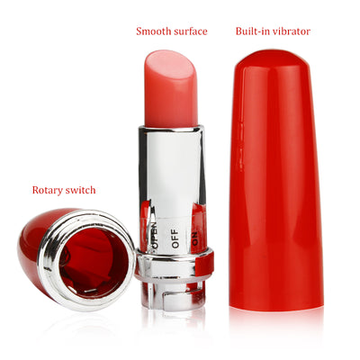 IKOKY Mini Discreet Lipstick Vibrator Waterproof Vibrating Jump Egg Bullet Massage Sex Toy for Women
