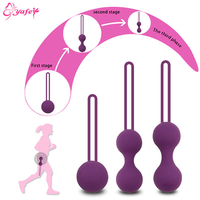 Kegel Balls Smart love ball Vaginal tighten exercise  Vibrator ,Vaginal Geisha Ball Ben Wa ball Sex toy for Woman