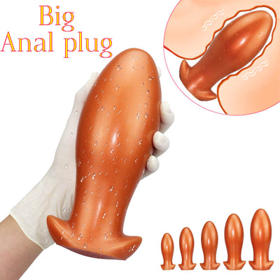 Large Size Silicone Anal Plug Butt Plug Anal Dilator Erotic Toys Adult Sex Toys for Men and Women Gay Anal Big Size Sex Products