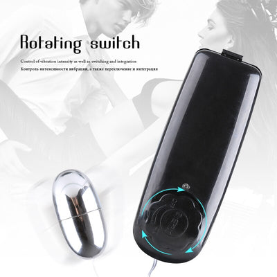 Love Ball Vibrator For Adults Stainless Steel Wired Remote Control Jump Egg Vaginal Tighten Exercise Sex Toys For Men Women