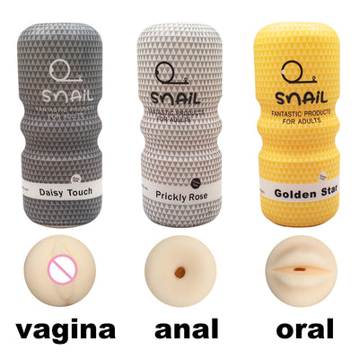 Male Masturbation Cup Mouth Vaginal Anus Silicone Masturbator Realistic Vagina Pussy Sex Toys for Men Oral Masturbador for Adult
