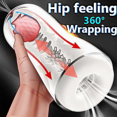 Male Masturbator Cup Soft Pussy Sex Toys Transparent Vagina Adult Endurance Exercise Sex Products Vacuum Pocket Cup for Men