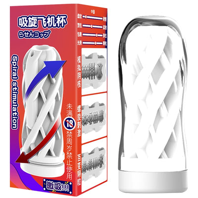 Male Masturbator Cup Soft Pussy Sex Toys Transparent Vagina Adult Endurance Exercise Sex Products Vacuum Pocket Cup for Men