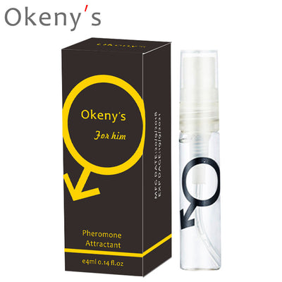 Male Perfumed Spray Classic Cologne Spray Long Lasting Fragrance Pheromone Men Perfume Sexy Flirt Perfumed for Men Lubricant 4ml