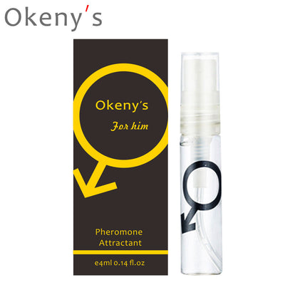 Male Perfumed Spray Classic Cologne Spray Long Lasting Fragrance Pheromone Men Perfume Sexy Flirt Perfumed for Men Lubricant 4ml