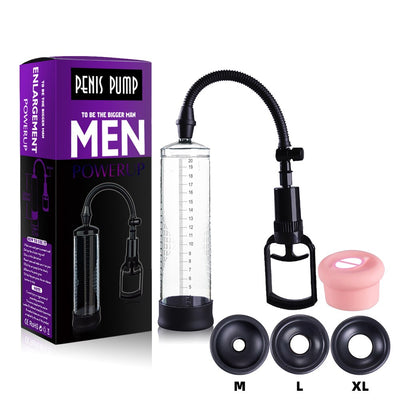 Male Sex Toys Penis Enlargement Extender Vacuum Penis Pump Adult Products Adult Masturbation for Men Sex Pom-coccus Silicone Inl