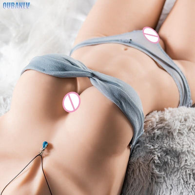 Male Sex Toys Real Big Breasts Vagina Anal Pussy Sex Machine Tpe Torso Masturbator Male Slow Masturbation Intimate Dildosex
