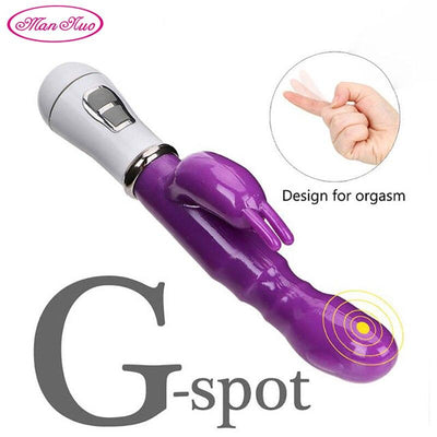 10 Frequency Rabbit Vibrator Vagina G Spot Clitoral Stimulation Srotic Soft Gel Dildo Massager Sex Toys for Women 88