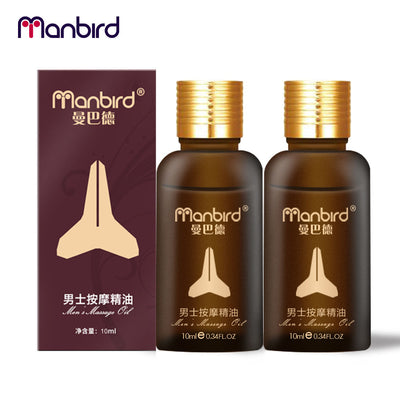 Manbird 2Pcs Herbal Enlarge Penis Enlargement Cream Lube Gel Essential Oil Male Big Penile Enhancer Thickening Growth Gel Pills