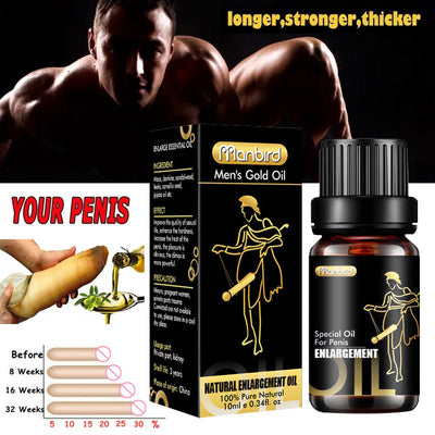 Manbird Natural Plant Extracts Penis Enlargement Pills Sex Delay Cream Lubricant for Men Increase Big Dick Growth Thickening Oil