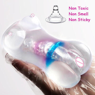 Masterbation for Men Vagina Real Pussy Masturbator Transparent Vagina Five Style Male Masturbator Cup Sex Shop