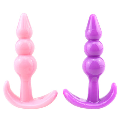 Mini Silicone Anal Plug Beads Jelly Toys Skin Feeling Dildo Adult Sex Toys for Men Butt Plug Sex Products Sex Toys for Women