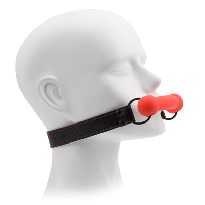 New Erotic Toys PU Leather Open Mouth Gag Silicone Bite Gag Dog Bone Ball Fetish bdsm Bondage Restraints Sex Toys for Couples