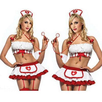 New Sexy Women Lingerie Nurse Erotic Costume  Outfit Fancy Dress Cosplay Uniform Sex Clothes Role Suit Role Play Baby Doll