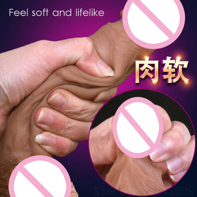 New Skin Feeling Realistic Penis Super Huge Big Dildo with Suction Cup Sex Toys for Woman Sex Products Female Masturbation Cock