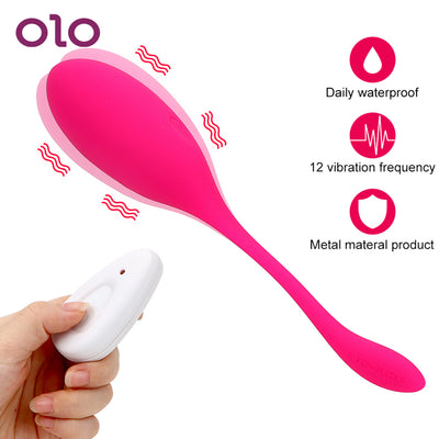 OLO G-spot Vibrator Ben Wa Ball Kegel Exercise Vaginal Ball Vibrating Egg Remote Control Bullet Vibrators Sex Toys for Women