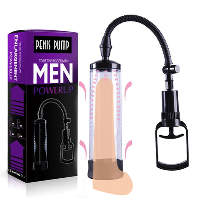Penis Pump Sex Toys for Man Penis Enlargement Vacuum Pump Male Penis Extender Enhancer Masturbator Penis Trainer Adult Sex Toys