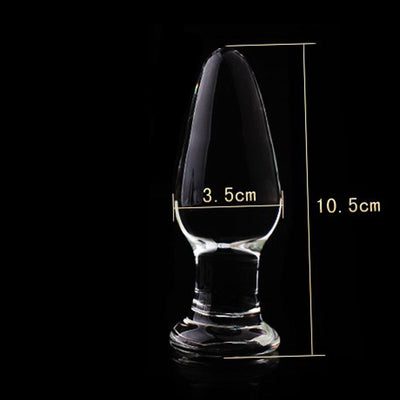 Pretty Crystal Glass Adult Products Anal Toys Seven Specifications Backyard Plug Butt Stimulator Anal Sex Toys Prostate Massager