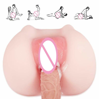 Realistic Super Soft Vagina For Men Silicone Pocket Pussy Male Masturbator Sex Toy For Men Virgin Sucking Cup Masturbate For Man